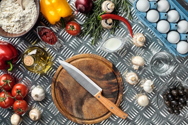 Składniki na blatcie